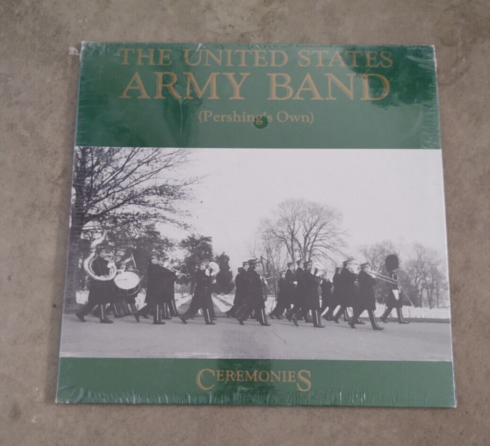 THE UNITED STATES ARMY BAND (PERSHING’S OWN) CERMEONIES ARMY MILITARY ALBUM LP