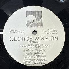 George Winston – December Piano Solos LP Vinyl Record (1982)