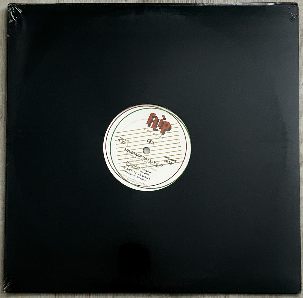 LEX Fourteen Days 12” Leftfield Disco Not Disco 1983 Flip FACTORY SEALED / HEAR
