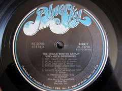 Edgar Winter’s Group w/ Rick Derringer 1975 Blues Rock LP Vinyl Record PZ 33798