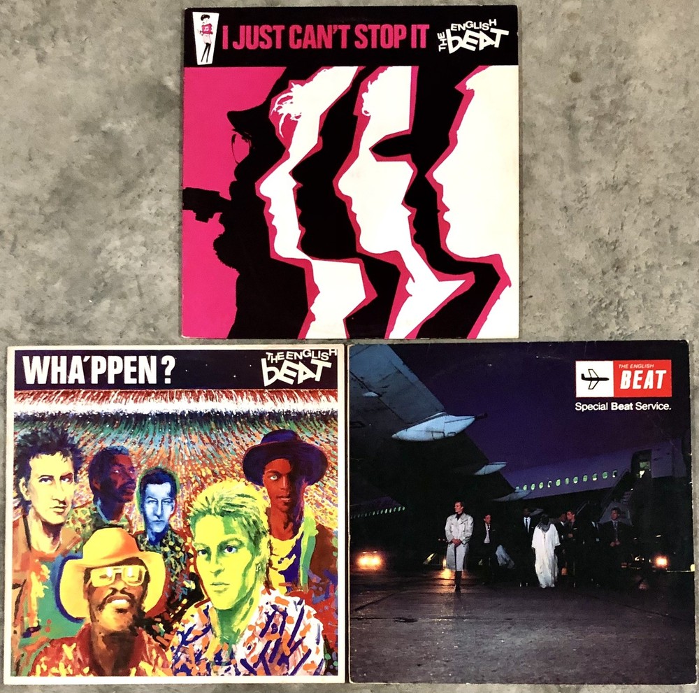 THE ENGLISH BEAT : LOT OF 3 : VINYL LP : SPECIAL•WHA’PPEN?•I JUST CAN’T STOP IT