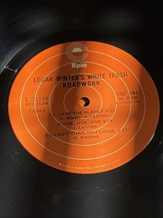 Edgar Winter White Trash Roadwork Excellent LP Vinyl Album