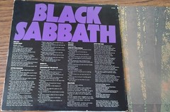 Black Sabbath Master Of Reality 1971 1st Press Vinyl LP With Poster BS 2562 VG+