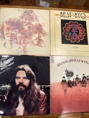 Classic Rock Vinyl Record Lot 9 LPs Heart Doobies Bob Seger BTO Bread BS&T