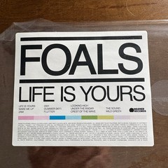 FOALS Life Is Yours LIMITED EDITION UK ZOETROPE PICTURE DISC VINYL LP 2022 VG+