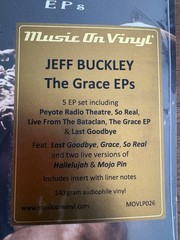 Jeff Buckley The Grace EPs 5 x LP Vinyl Box Set 140 gram Record Sealed w Insert