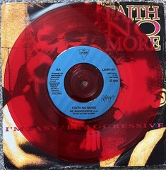 Faith No More–I’m Easy/Be Aggressive 1992 7”. Hard|Alternative Rock. LASH44 EX