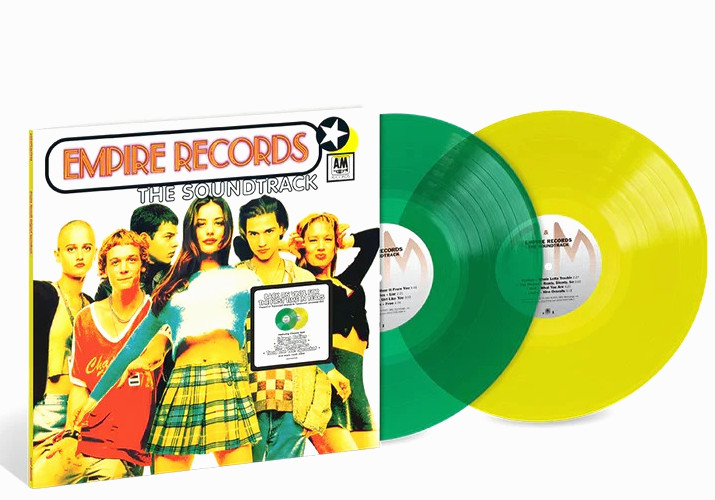 EMPIRE RECORDS Soundtrack Translucent Emerald Green & Lemonade Yellow Vinyl 2025