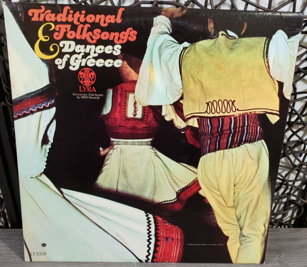 Traditional Folk Songs And Dances Of Greece VARIOUS ARTISTS LP LYRA RECORDS