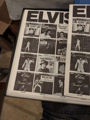 RCA worldwide 50 Gold Award Hits, Vol 1, Elvis Presley Vinyl Box Set Tour Photos