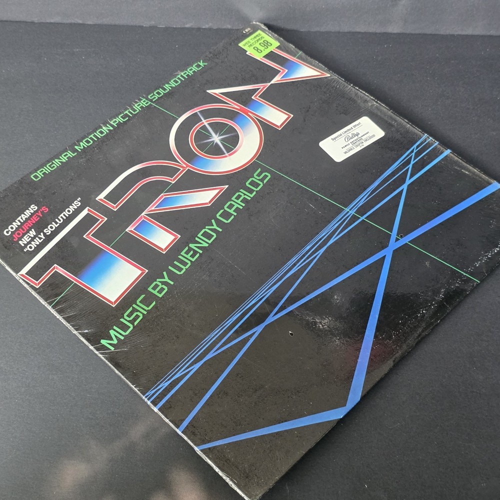 Tron Original Movie Vinyl Record Soundtrack 1992 Very Good Wendy Carlos