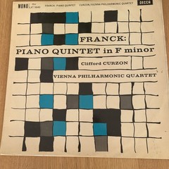 DECCA LXT 5640 Franck: Piano Quintet in F minor Curzon Vienna Philharmonic