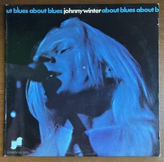 Johnny Winter About Blues Vinyl LP 1969 Janus JLS 3008 Blues Rock