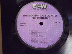 MODERN JAZZ QUARTET FOR ELLINGTON ON EAST-WEST RECORDS