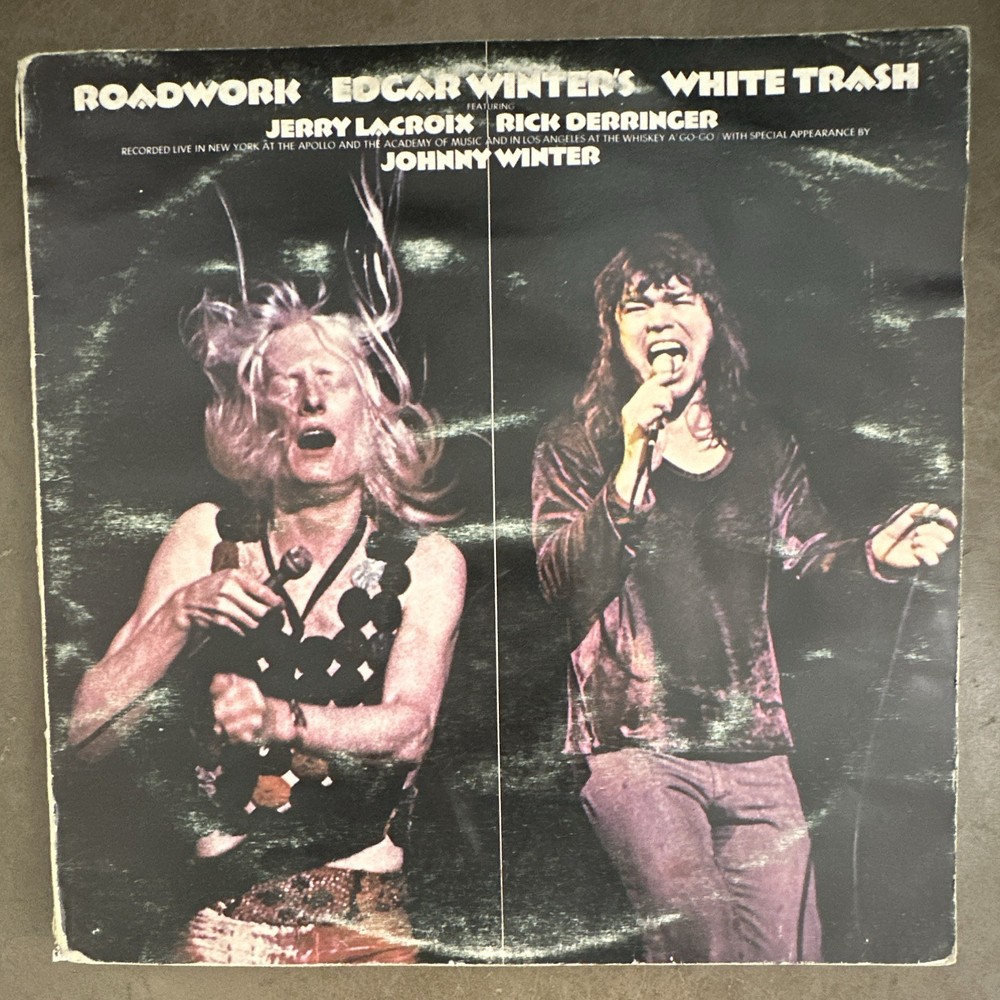 Edgar Winter’s White Trash Roadwork Double LP Vinyl Epic 1972 Rock