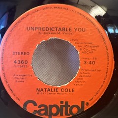 1977 Natalie Cole I’ve Got Love On My Mind Unpredictable 45 VG+ LABEL MISPRINT ￼