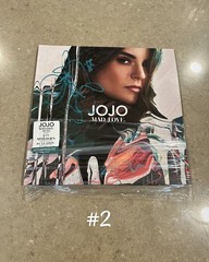 JoJo-SIGNED Mad Love-DELUXE Peach Sorbet & Marbled Teal Vinyl-SIGNED COVER-RARE