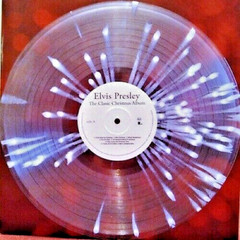 King ELVIS Presley CLASSIC CHRISTMAS ALBUM Exclusive CLEAR SNOWFLAKE Vinyl SEAL!
