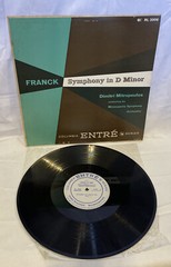 Franck: Symphony In D Minor (Vinyl, 1952) Columbia RL 3006 VG LP Record Album