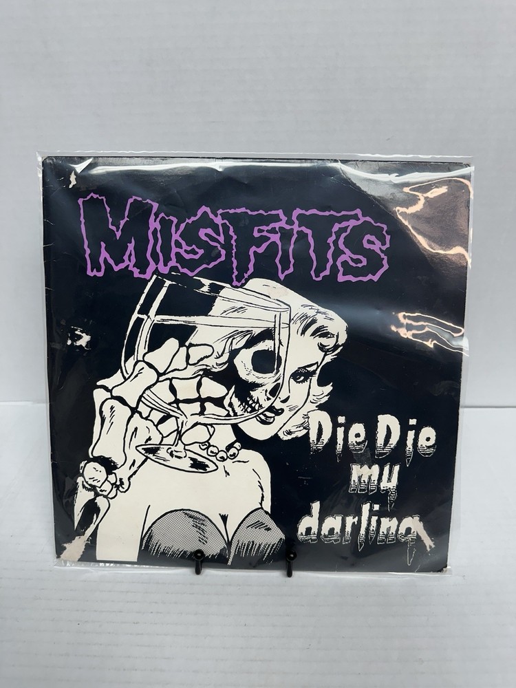 Original Misfits Die Die My Darling PL9-03 Vinyl LP Blk Danzig VG+ Nice & Clean