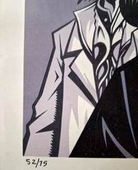Danger Mouse Gray Album On Gray Vinyl Ltd/100 & Justin Hampton Hard Poster Jay Z