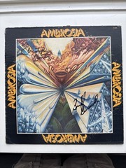 Autographed Ambrosia Self-Titled Album & Signed Set List