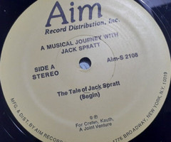 Jack Spratt Cock Robin Songs That Tell A Story Set of 3 Vinyl Records**SEE NOTES