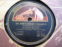1928 ELENA GERHARDT WINTERREISE Fruhlingstraum Wasserflut Coenraad van Bos Piano