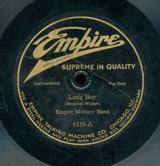 78tk-Band-EMPIRE 6216-Empire Military Band (one step 1920s) Rare Label