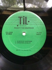 Frosty the Snowman Terrytowne Players LP Vinyl 1977 Til Records In shrink EX