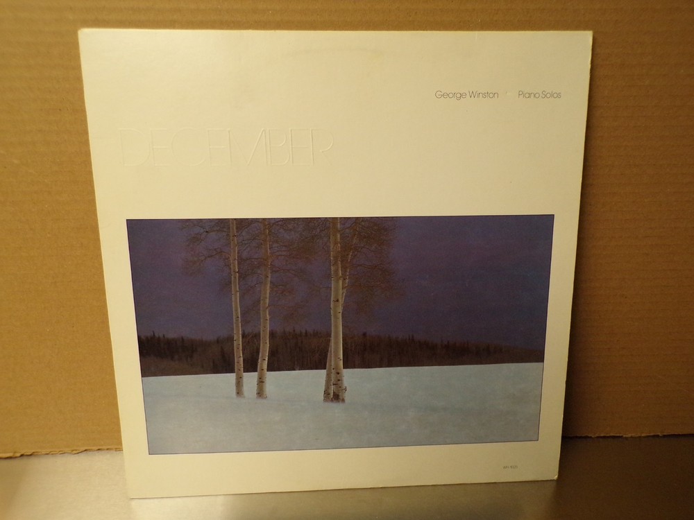 GEORGE WINSTON DECEMBER PIANO SOLOS VINYL LP RECORD (1982) EXC