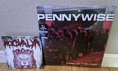 Pennywise Colored Vinyl Lp “Land of the free?” & Moovalya Colored 7-inch Vinyl