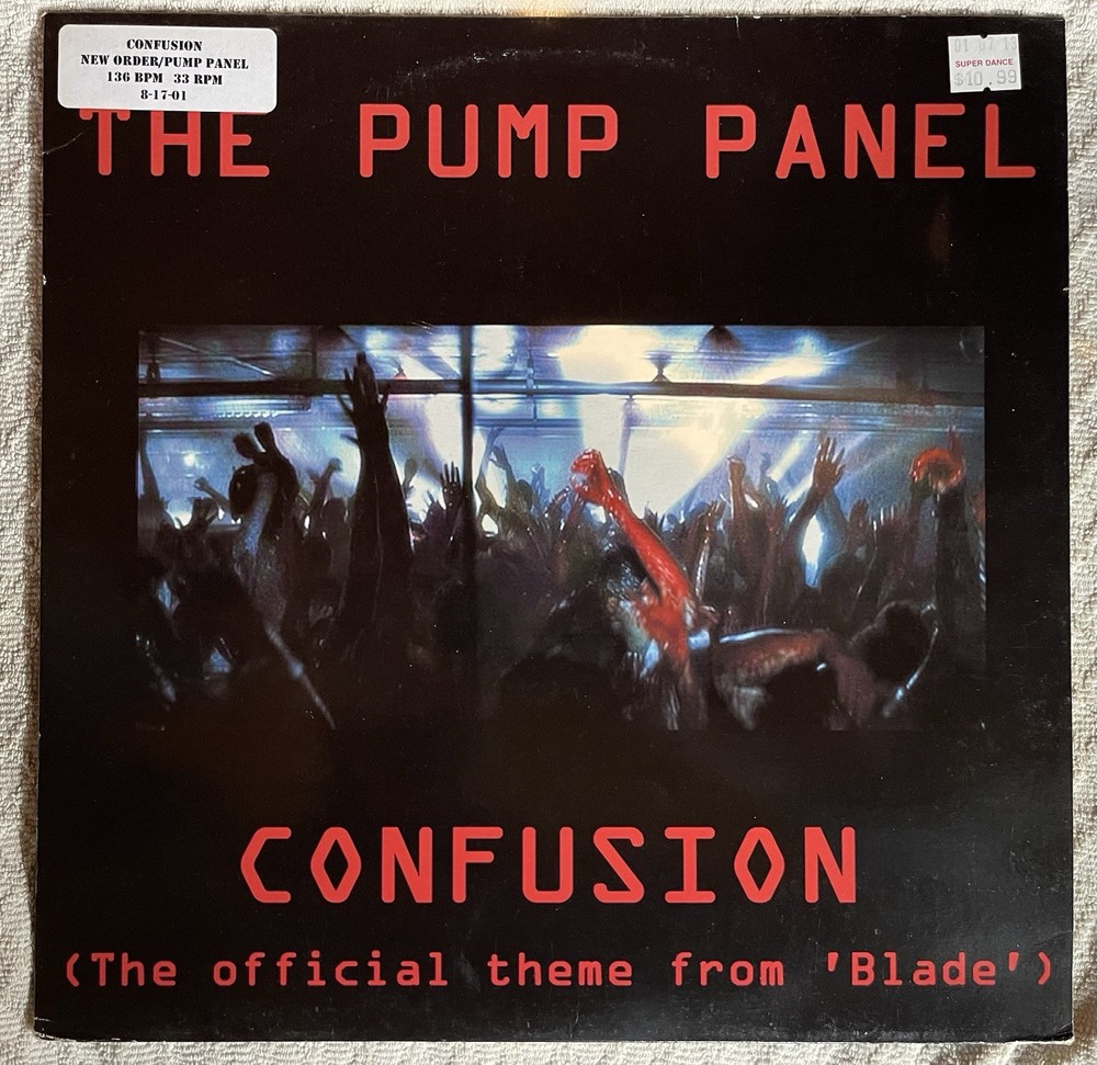 New Order/The Pump Panel CONFUSION 12” 1995-2001 Acid house/Hard Trance VINYL