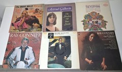 Lot of 6 Vintage Vinyl Records LPs Assorted Titles Used Read Description