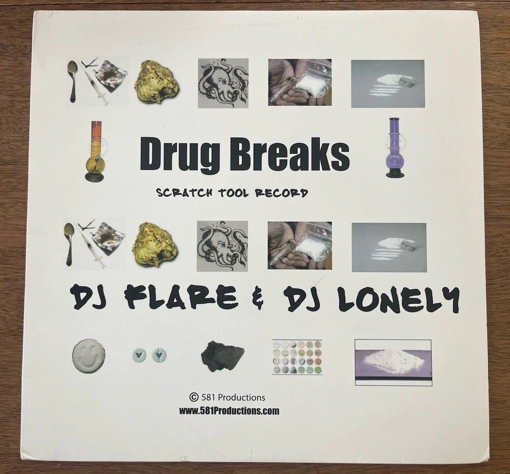 DJ Flare DJ Lonely Drug Breaks Scratch Tool Record Vinyl LP 2007