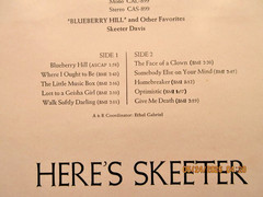 Skeeter Davis Vinyl Record Album Blueberry Hill and Other Favorites 1965 Vintage