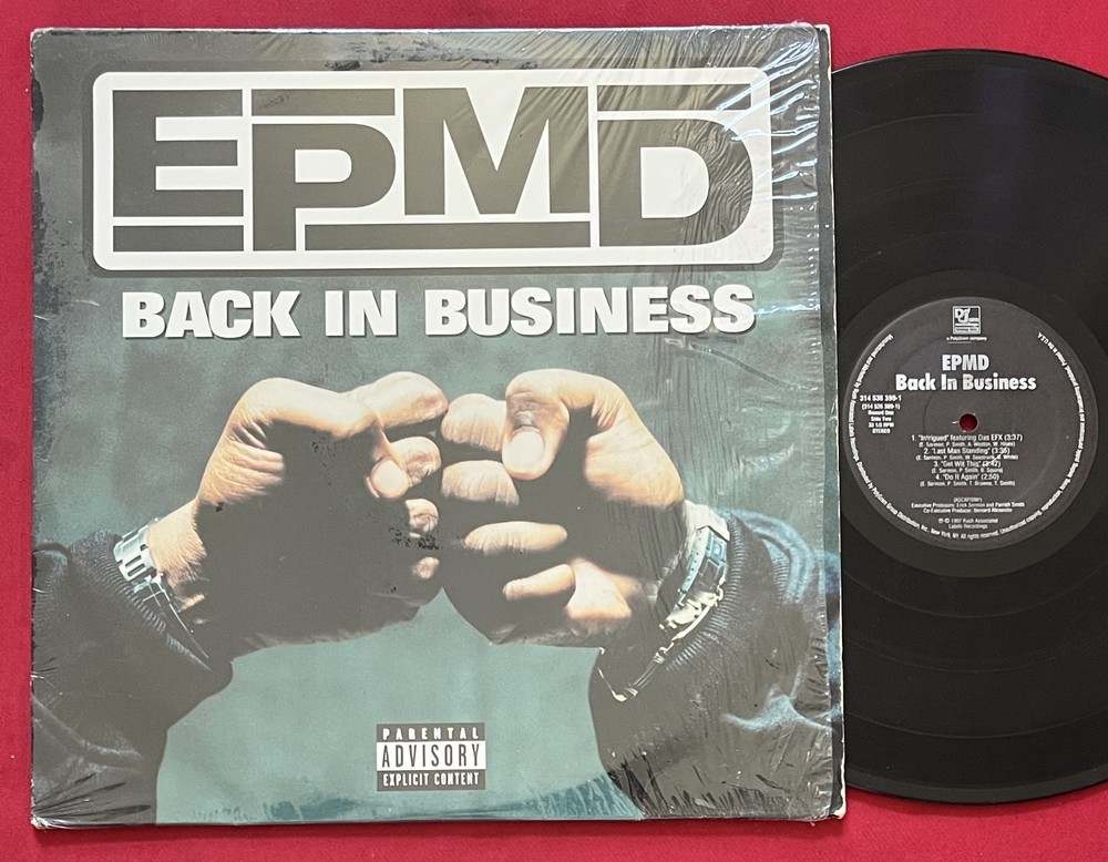 EPMD~BACK IN BUSINESS 2 LP (1997) ORIG PRESS HARDCORE HIP HOP RAP DEF JAM
