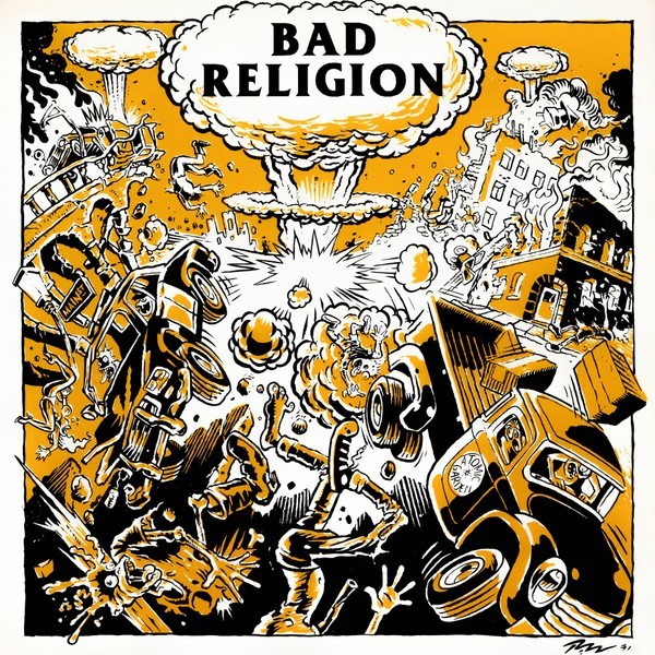 Bad Religion, Atomic Garden, 7” Etched Vinyl, 1991 NEW rare SFTRI