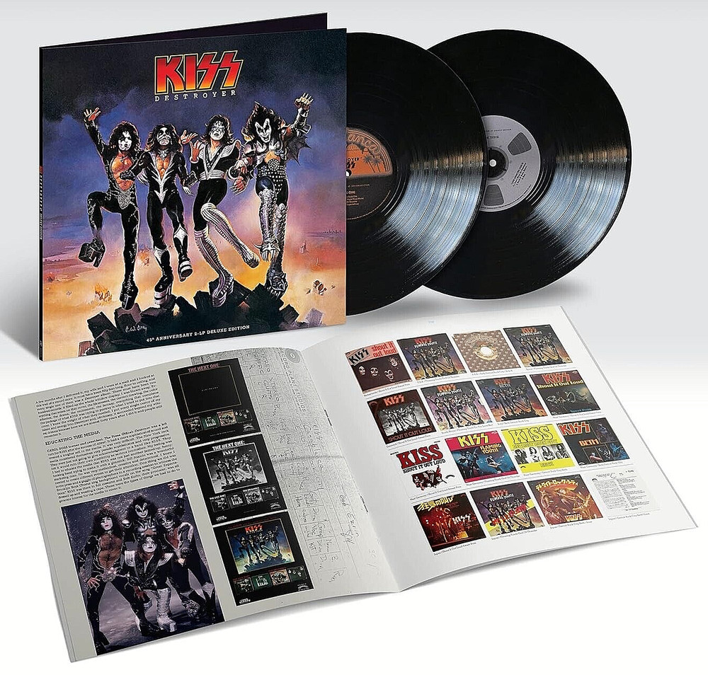 KISS Destroyer 45th Anniversary 2LP Deluxe Edition 180-Gram Black Vinyl Beth