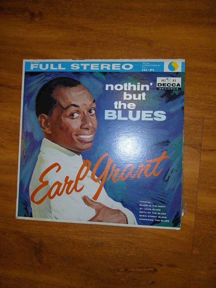 Earl Grant Nothin’ but the Blues 1959 MONO Decca DL8916 VINYL LP