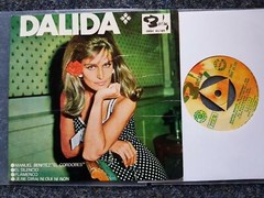 7″ EP Single Vinyl Dalida – Manuel Benitez El Cordobes/ El silencio/ Flamenco SP