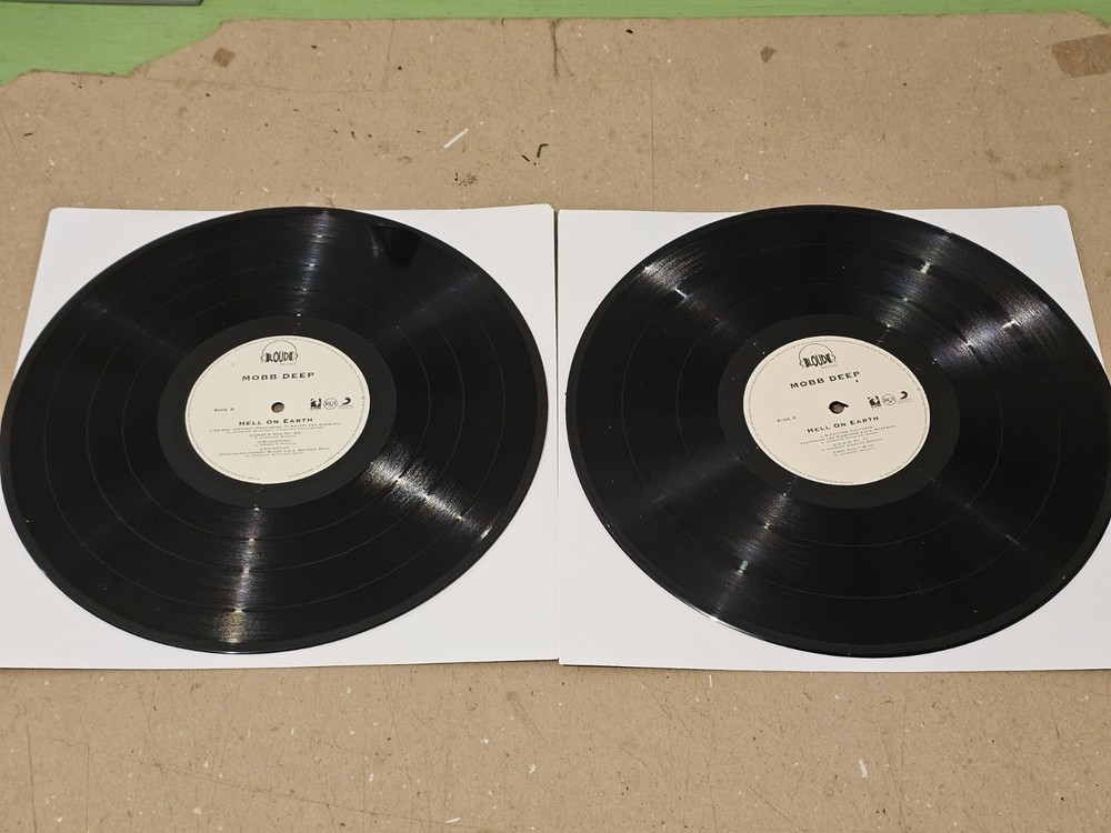MOBB DEEP Hell On Earth Vinyl 2x LP Record NO COVER Near Mint NM Explicit 2014
