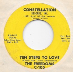 THE FREEDOMS You Lied on Constellation doo wop 45 HEAR