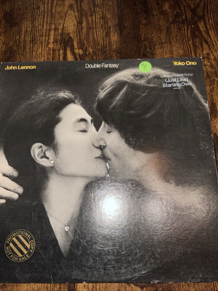 John Lennon Yoko Ono Double Fantasy LP Vinyl Record Album 1980 Geffen Promo Copy