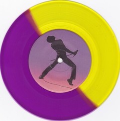 QUEEN – BOHEMIAN RHAPSODY – 7-INCH PURPLE/YELLOW 45-RPM COLORED VINYL – NEW!