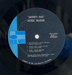 LP: Jackie McLean, Jackie’s Bag, Blue Note BST 84051, Reissue, Stereo, 1970, Har