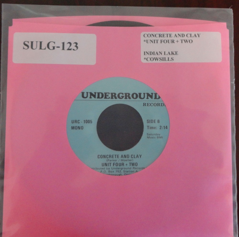 Unit Four + Two, Concrete And Clay 45rpm record