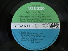 Led Zeppelin II MT-1091 Japan 1st Press Atlantic LP VG+ Tested No Obi