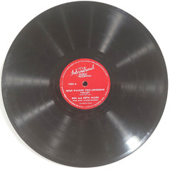 1951 Beth Allen VG 78 RPM 10 in International 1003 Jesus Walked Lone Valley