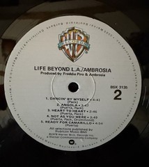 AMBROSIA “Life Beyond L.A.” 1978 Vinyl LP Warner BSK 3135 Rock Original